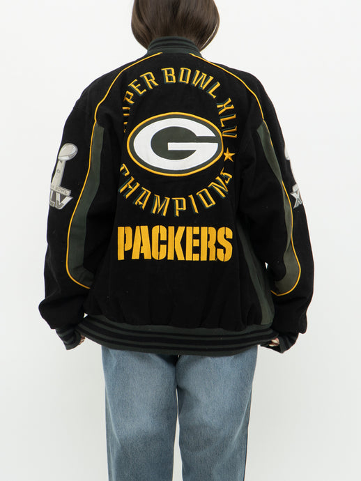 GREENBAY PACKERS x SUPERBOWL XLV Embroidered Jacket (XS-M)