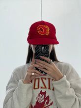 Load image into Gallery viewer, Vintage x CALGARY FLAMES NHL Red Corduroy Hat