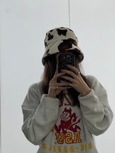 Load image into Gallery viewer, Vintage x Velvet Cow Print Bucket Hat