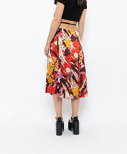 Load image into Gallery viewer, Vintage x Pure Silk Tropical Flower Print Skirt (14)