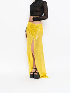 Modern x Yellow Sequin Skirt (XS)