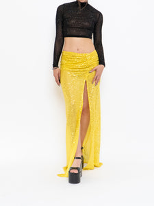 Modern x Yellow Sequin Skirt (XS)