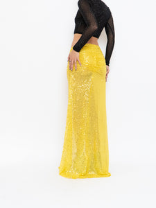 Modern x Yellow Sequin Skirt (XS)