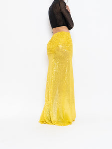 Modern x Yellow Sequin Skirt (XS)
