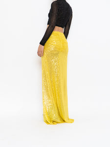 Modern x Yellow Sequin Skirt (XS)