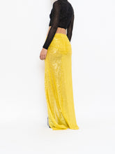 Load image into Gallery viewer, Modern x Yellow Sequin Skirt (XS)