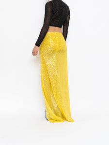 Modern x Yellow Sequin Skirt (XS)