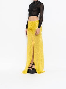 Modern x Yellow Sequin Skirt (XS)