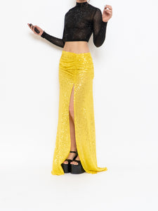 Modern x Yellow Sequin Skirt (XS)