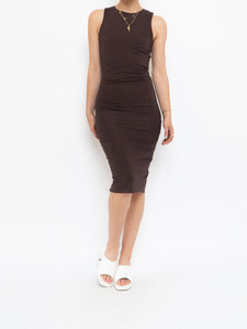 Modern x Brown Spandex Bodycon Dress (XS)