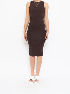 Modern x Brown Spandex Bodycon Dress (XS)