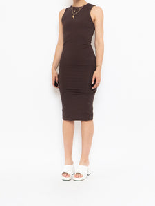 Modern x Brown Spandex Bodycon Dress (XS)