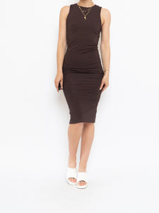 Modern x Brown Spandex Bodycon Dress (XS)