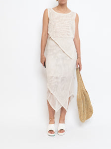 Vintage x Cream Mesh Summer Set (S)