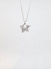 Load image into Gallery viewer, Vintage x Silver Star Gemstone Necklace