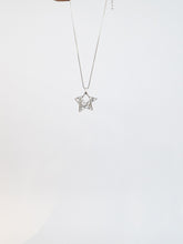 Load image into Gallery viewer, Vintage x Silver Star Gemstone Necklace