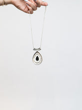 Load image into Gallery viewer, Vintage x Black Gemstone Silver Chocker