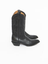 Load image into Gallery viewer, Vintage x ARIAT Black Leather Cowboy Boot (10M, 11.5W)