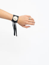 Load image into Gallery viewer, Vintage x Chunky Black Leather Fringe Bracelet