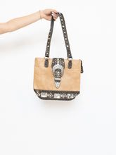 Load image into Gallery viewer, Vintage x Tan, Brown Bejewelled Western Purse
