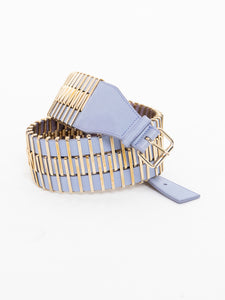 Vintage x Lavender, Gold Detailed Chunky Belt (XS, S)