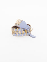 Load image into Gallery viewer, Vintage x Lavender, Gold Detailed Chunky Belt (XS, S)