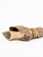 Load image into Gallery viewer, Vintage x ALDO Bronze Slouched Heeled Boot (8)