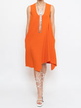 Load image into Gallery viewer, STELLA MCCARTNEY x Orange Asymetric Dress (XS, S)