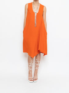 STELLA MCCARTNEY x Orange Asymetric Dress (XS, S)