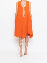 Load image into Gallery viewer, STELLA MCCARTNEY x Orange Asymetric Dress (XS, S)