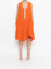Load image into Gallery viewer, STELLA MCCARTNEY x Orange Asymetric Dress (XS, S)