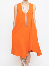 Load image into Gallery viewer, STELLA MCCARTNEY x Orange Asymetric Dress (XS, S)