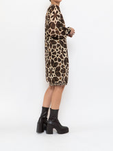 Load image into Gallery viewer, A-K-R-I-S x Brown Silk Patterned Dress (XS, S)