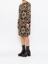 Load image into Gallery viewer, A-K-R-I-S x Brown Silk Patterned Dress (XS, S)