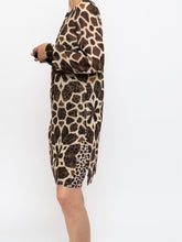 Load image into Gallery viewer, A-K-R-I-S x Brown Silk Patterned Dress (XS, S)