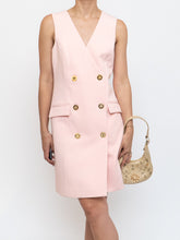 Load image into Gallery viewer, BADGELY MISCHKA x Light Pink, Gold Buttoned Dress (XS, S)