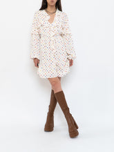 Load image into Gallery viewer, VALENTINO x Cream Dotted Silk Dress (M)