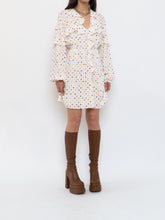 Load image into Gallery viewer, VALENTINO x Cream Dotted Silk Dress (M)