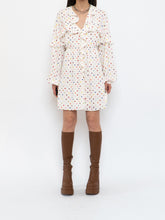 Load image into Gallery viewer, VALENTINO x Cream Dotted Silk Dress (M)