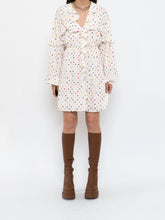 Load image into Gallery viewer, VALENTINO x Cream Dotted Silk Dress (M)