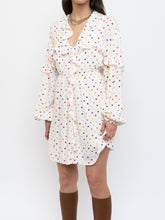 Load image into Gallery viewer, VALENTINO x Cream Dotted Silk Dress (M)