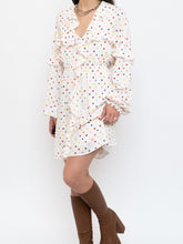Load image into Gallery viewer, VALENTINO x Cream Dotted Silk Dress (M)