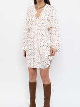 Load image into Gallery viewer, VALENTINO x Cream Dotted Silk Dress (M)