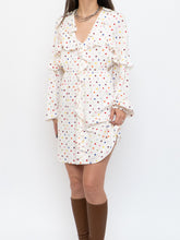 Load image into Gallery viewer, VALENTINO x Cream Dotted Silk Dress (M)