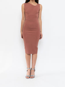 VICTORIA BECKHAM x Blush Pink Bodycon Dress (XS)