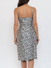 Load image into Gallery viewer, DOLCE &amp; GABANNA x VINTAGE Black, White Floral Bustier Dress (XS, S)