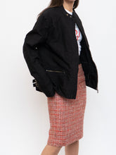 Load image into Gallery viewer, Vintage x Black Biker-style Jacket (M, L)