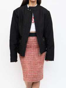 Vintage x Black Biker-style Jacket (M, L)