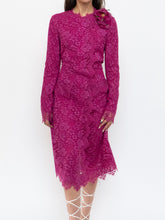 Load image into Gallery viewer, DOLCE &amp; GABANNA x Fuschia Lace Dress/Coat (S-L)