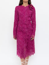 Load image into Gallery viewer, DOLCE &amp; GABANNA x Fuschia Lace Dress/Coat (S-L)